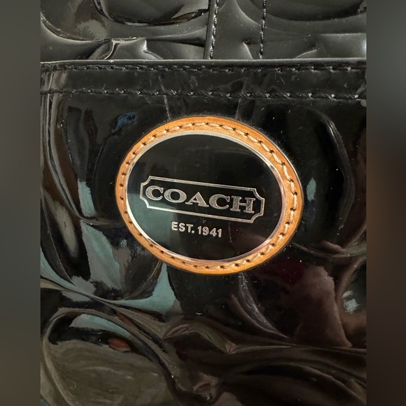 - Coach Patent leather shoulder purse with wristlet bundle! - Picture 3 of 16